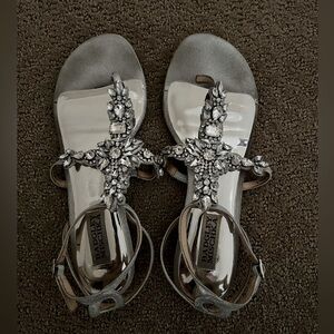 Badgley Mischka Embellished Sandals